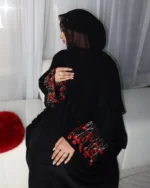 EID Modest Islamic Clothing Embroidery Fashion Floral Abaya Girl Kimono Muslim Women Open Dubai Abaya - الصورة 2