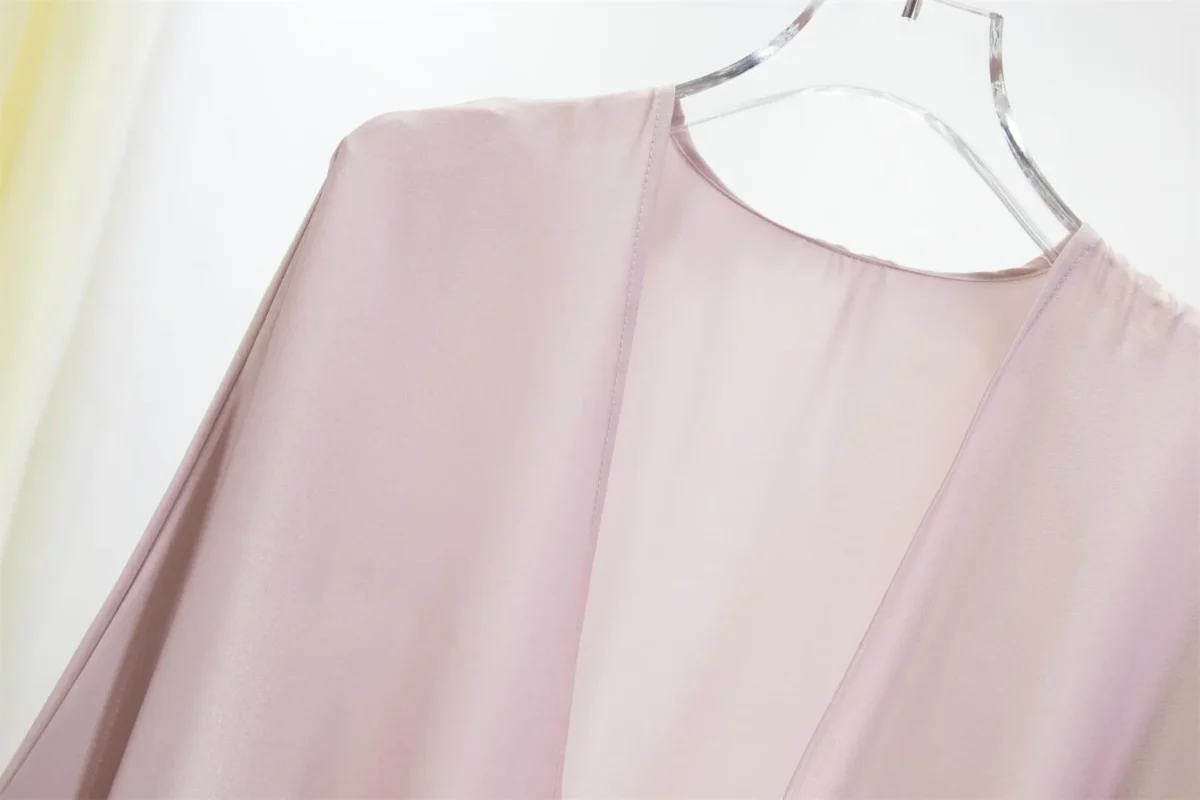 ⁦Open Front Abaya Muslim Out Kaftan Loose Long Sleeve Maxi Length Dress ,Women Jilbabs Cardigan Coat And Sleeveless Inner Dress⁩ - الصورة ⁦5⁩