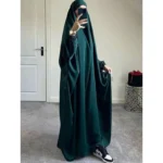 Ramadan Eid hooded abaya women prayer garment Muslim loose long dress abayas Dubai Turkey Islamic clothes Coszei