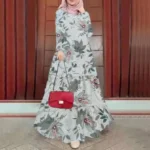 Eid Muslim Abaya for Women Print Dresses Jalabiya Sashes Kaftan Morocco Ramadan Abayas Arab Long Robe Islam Dubai Vestidos - Image 3