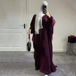 Ramadan Eid hooded abaya women prayer garment Muslim loose long dress abayas Dubai Turkey Islamic clothes Coszei - Image 3