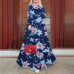 Eid Muslim Abaya for Women Print Dresses Jalabiya Sashes Kaftan Morocco Ramadan Abayas Arab Long Robe Islam Dubai Vestidos - Image 2