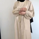 Muslim Dress Open Abaya Women Modest Dresses Jalabiya Cardigan Robe Sashes Ramadan Morocco Dubai Abayas Kaftan Eid Vestidos - Image 2