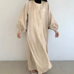Muslim Dress Open Abaya Women Modest Dresses Jalabiya Cardigan Robe Sashes Ramadan Morocco Dubai Abayas Kaftan Eid Vestidos - Image 3