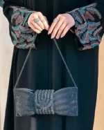 Wholesale Modest Abaya Dress Muslim Women Luxury Floral Embroidery Sleeves Dress Long Eid Turkey Dubai Abaya Style Cardigan - Image 2