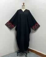 EID Modest Islamic Clothing Embroidery Fashion Floral Abaya Girl Kimono Muslim Women Open Dubai Abaya - الصورة 6
