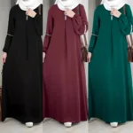 Fashion Long Sleeve Muslim Maxi Dresses for Women Saudi Arabia Dubai Abaya Party Casual Sequin Sundress Casual Morocco Kaftan - Image 3