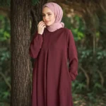 ⁦Abaya Women Modest Dress Muslim Vestidos Abayas Dubai Saudi Robe Long Dresses Arabic Morocco A Line Jalabiya Eid Ramadan Kaftan⁩ - الصورة ⁦4⁩